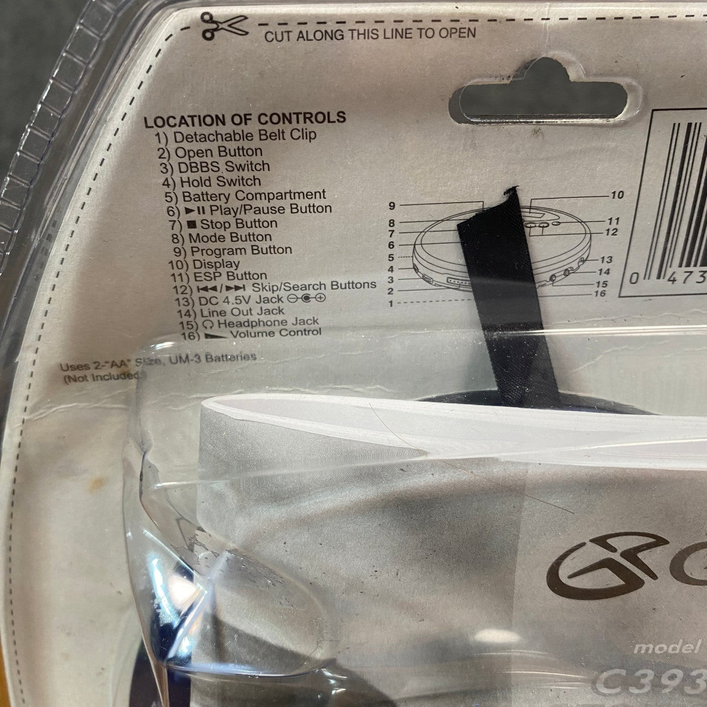 GPX Compact Disc Player GeoJeans