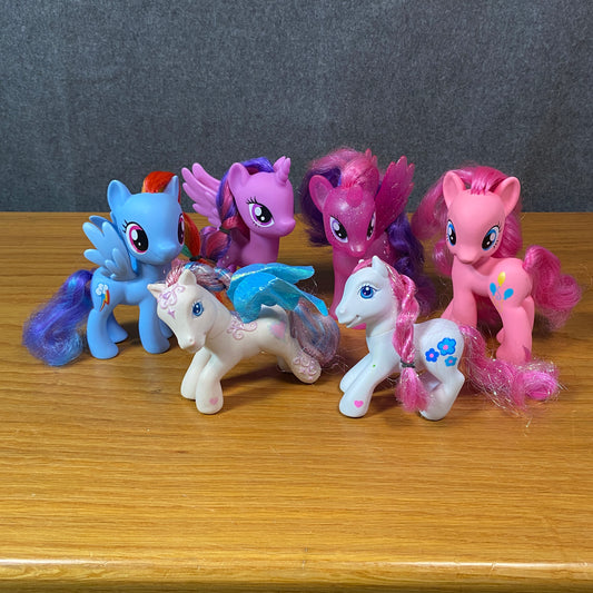 My Little Pony Hasbro Brushable G4 & Vintage 2004 2010 2016 (Lot Of 6)