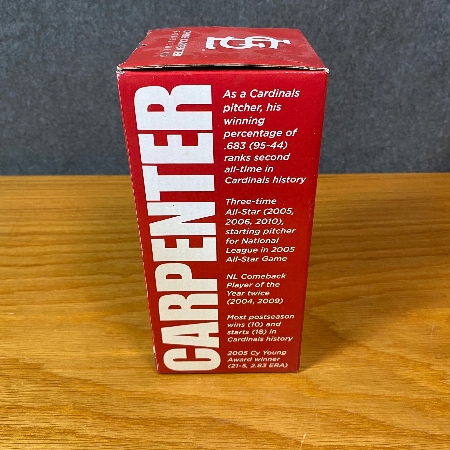 Chris Carpenter St. Louis Cardinals Bobblehead