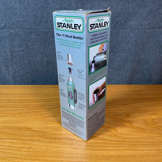 Vintage 1989 Aladdin Stanley Green Thermos