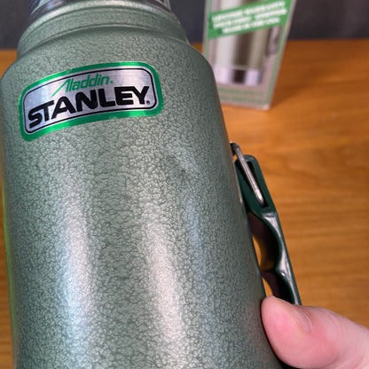 Vintage 1989 Aladdin Stanley Green Thermos